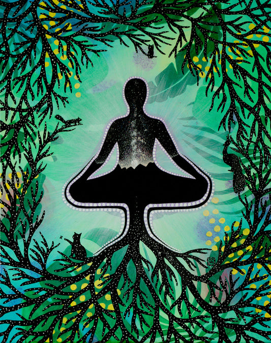 "Sitting With Oneness" - Print