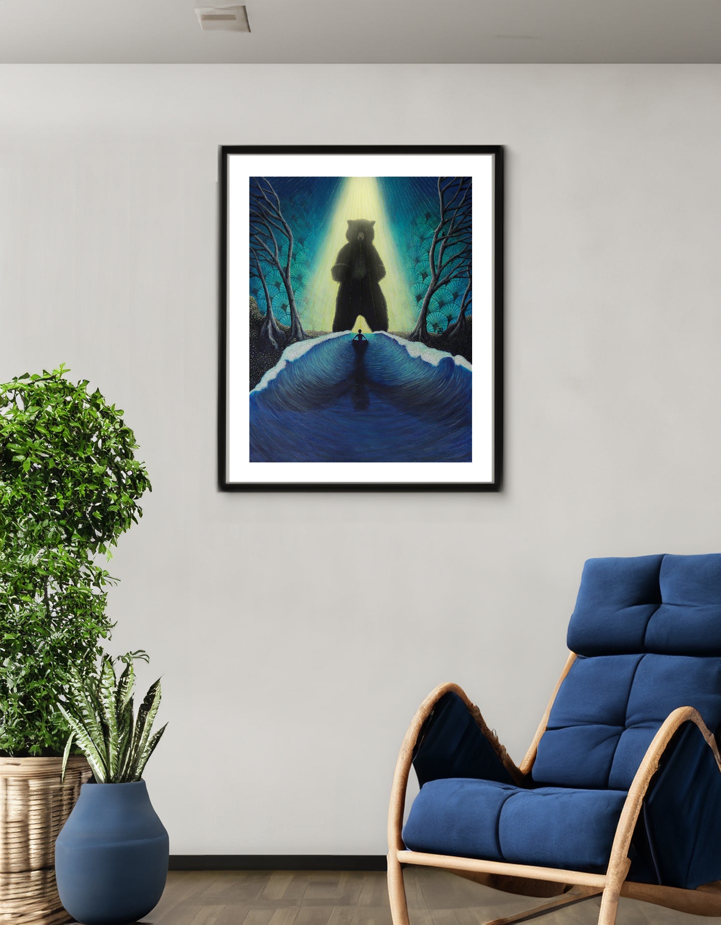"Bearing Witness: Transforming Fear into Light" - Print