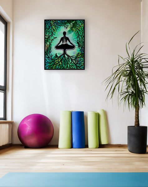 "Sitting With Oneness" - Print